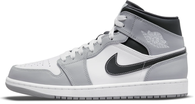 Air Jordan 1 Mid 'Light Smoke Grey' – Men's