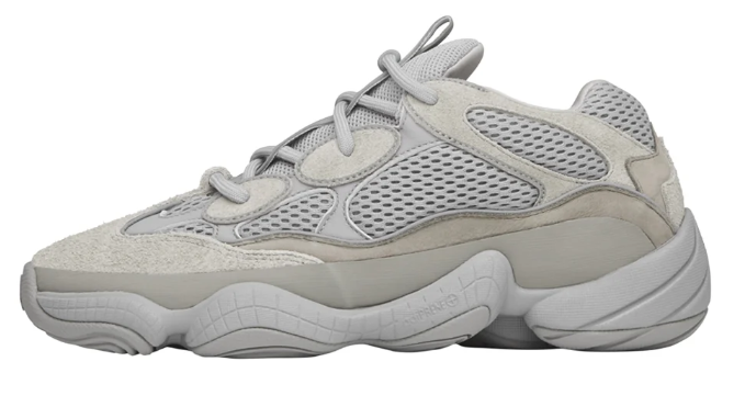 Adidas Yeezy 500 Lace-Up Sneakers