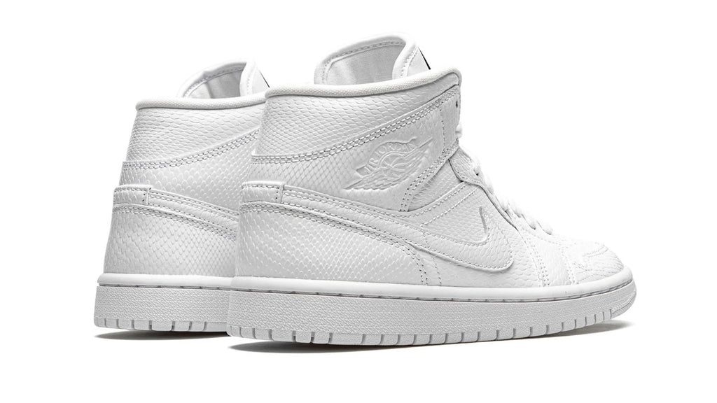 AIR JORDAN 1 MID WMNS "White Snakeskin"