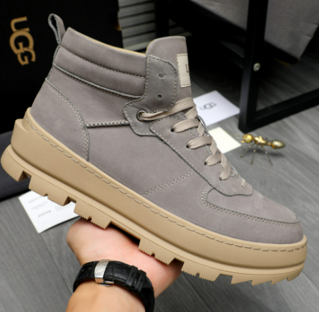 UGG Highland Hi Lace-Up Boot — Greige