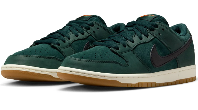 Nike SB Dunk Low 'Orange Label' Deep Fir FJ1674-300