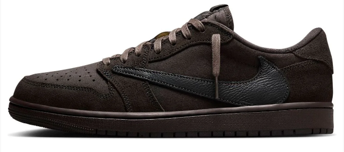 Air Jordan 1 Retro Low OG x Travis Scott 'Velvet Brown' – Men's