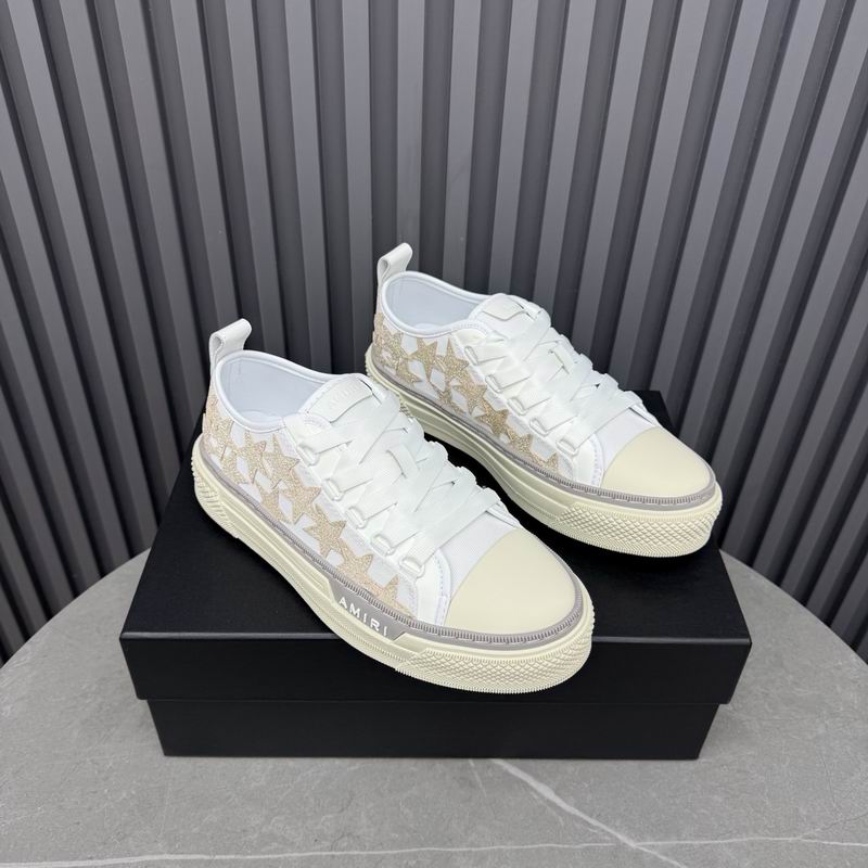 Amiri Stars Court Low Sneaker – MNS0627 | White/Cream