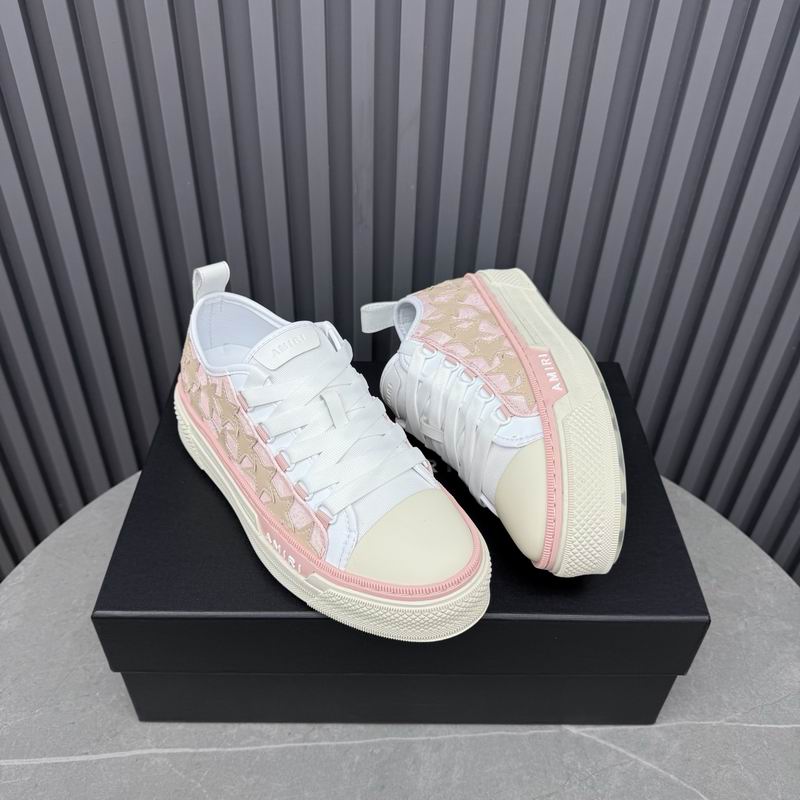 Amiri Stars Court Low Sneaker – MNS0628 | Pink/Cream