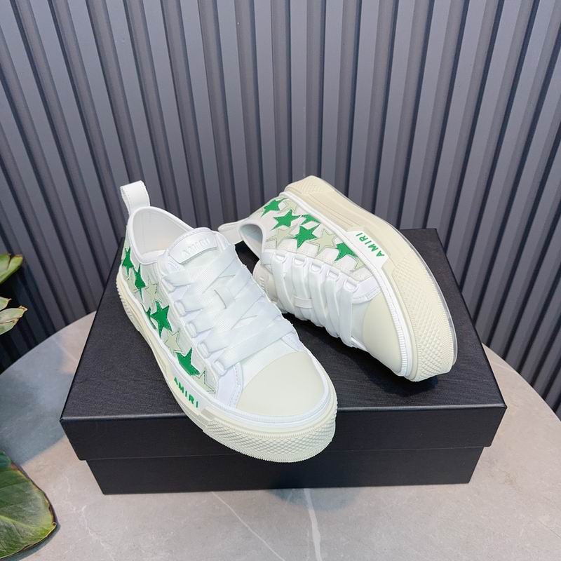 AMIRI Stars Court Low Sneaker – White / Green