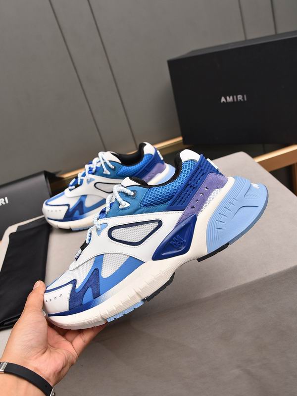AMIRI MA Runner Sneaker – White / Blue