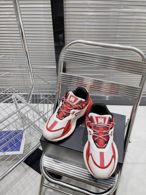 AMIRI MA Runner Sneaker – White / Red