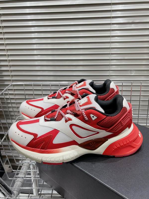 AMIRI MA Runner Sneaker – White / Red