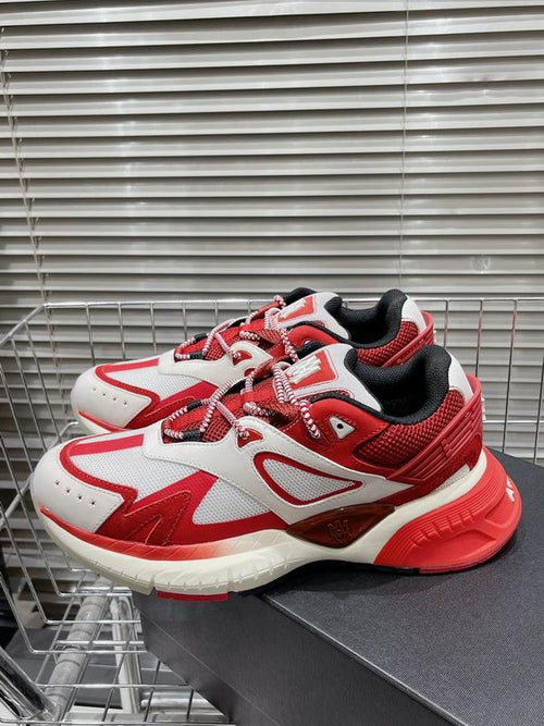 AMIRI MA Runner Sneaker – White / Red