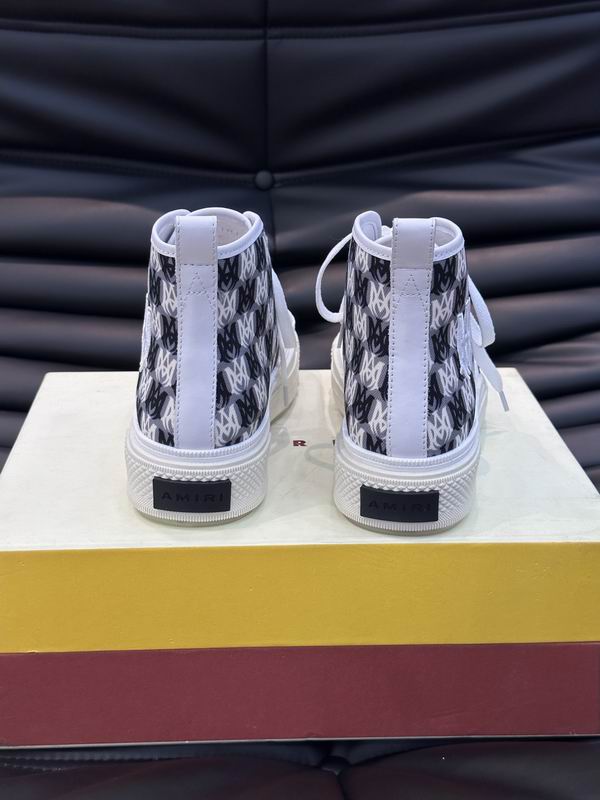 Amiri Court High-Top Sneaker – Black Canvas MA Monogram