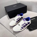 AMIRI Skel Low Sneaker – White / Purple