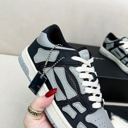 Amiri Skel Top Low Sneaker | Black/Grey