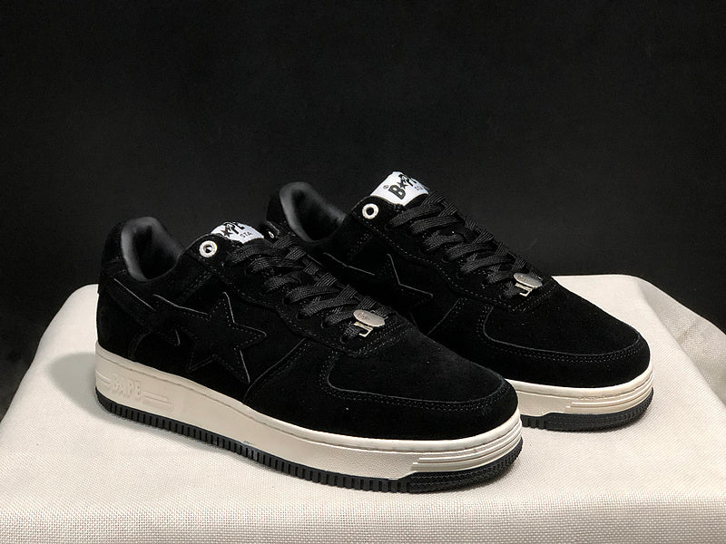 BAPE STA Sneakers | Triple Black Suede | EU Sizes 36–45