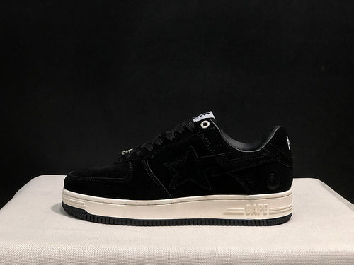 BAPE STA Sneakers | Triple Black Suede | EU Sizes 36–45