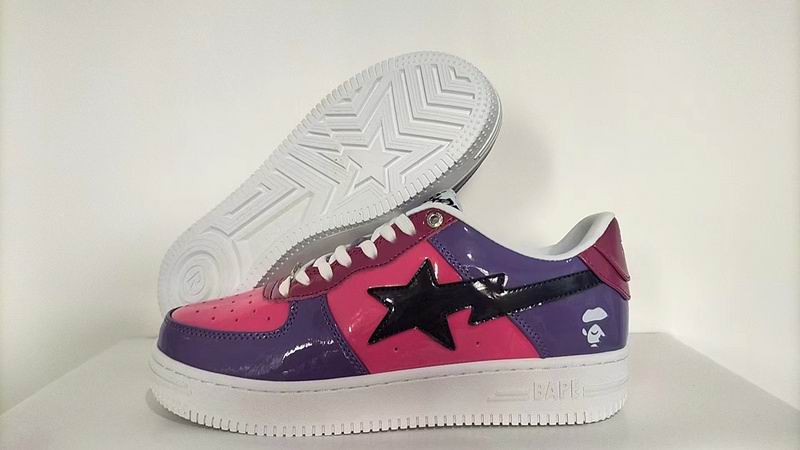 BAPE STA Sneakers | Patent Leather Two-Tone | EU Sizes 36–45