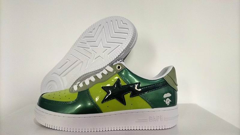 BAPE STA Sneakers | Patent Leather Two-Tone | EU Sizes 36–45