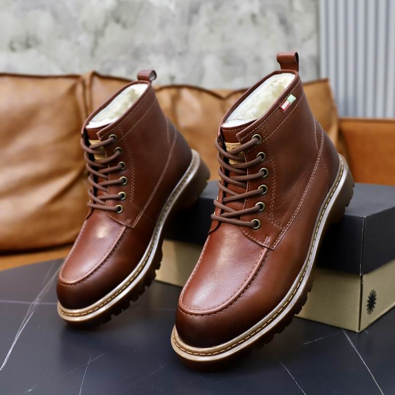 UGG Lowmel Lace-Up Boot — Chestnut Brown