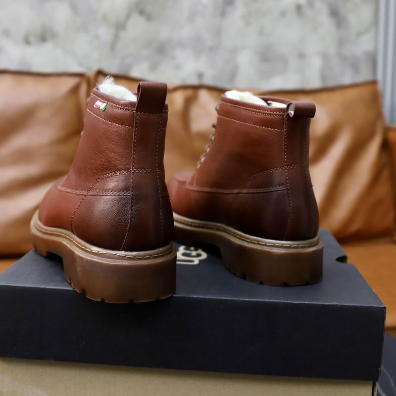 UGG Lowmel Lace-Up Boot — Chestnut Brown