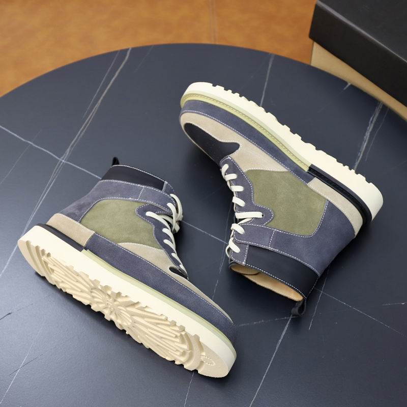 UGG Lowmel High-Top Sneaker — Navy / Olive / Sand