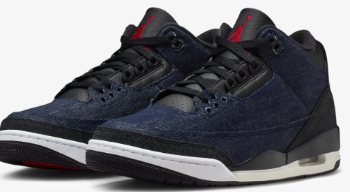 Jordan x Levi's® Air Jordan 3 Retro 'Indigo Gym Red'