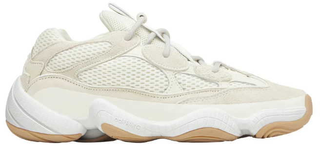 Adidas Yeezy 500 'Stone Taupe' Lace-Up Sneakers