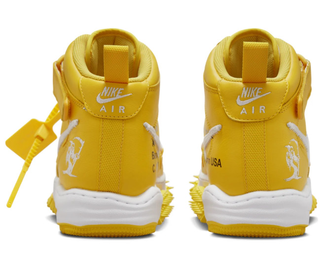 Nike x Off-White Air Force 1 Mid SP 'Varsity Maize' DR0500-101