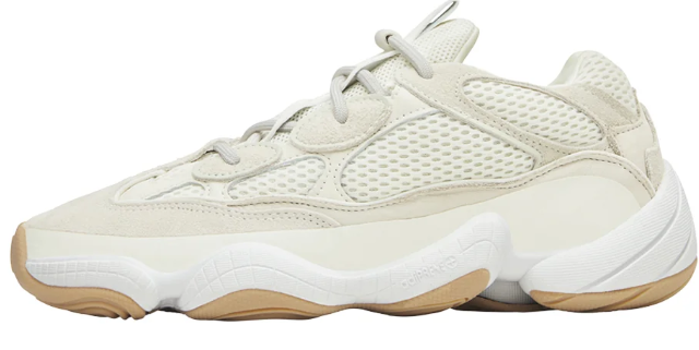 Adidas Yeezy 500 'Stone Taupe' Lace-Up Sneakers